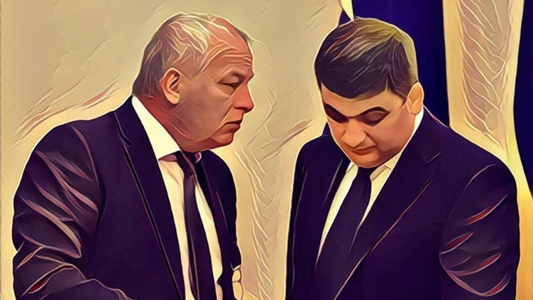 Вот так выглядят через Prism'a Степан Кубив и Владимир Гройсман, фото: 