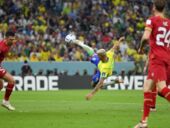 Бразилия уверенно победила Сербию на Кубке мира по футболу в Катаре