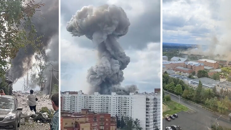 Взрыв на оптико-механическом заводе в Подмосковье