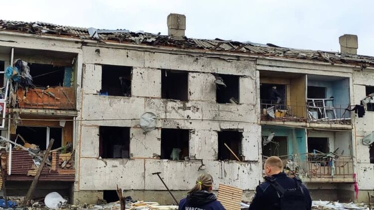 Последствия удара по Боровой в Харьковской области