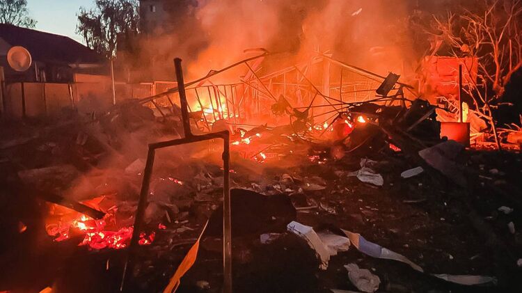 Наслідки обстрілу Харківщини. Фото: ДСНС