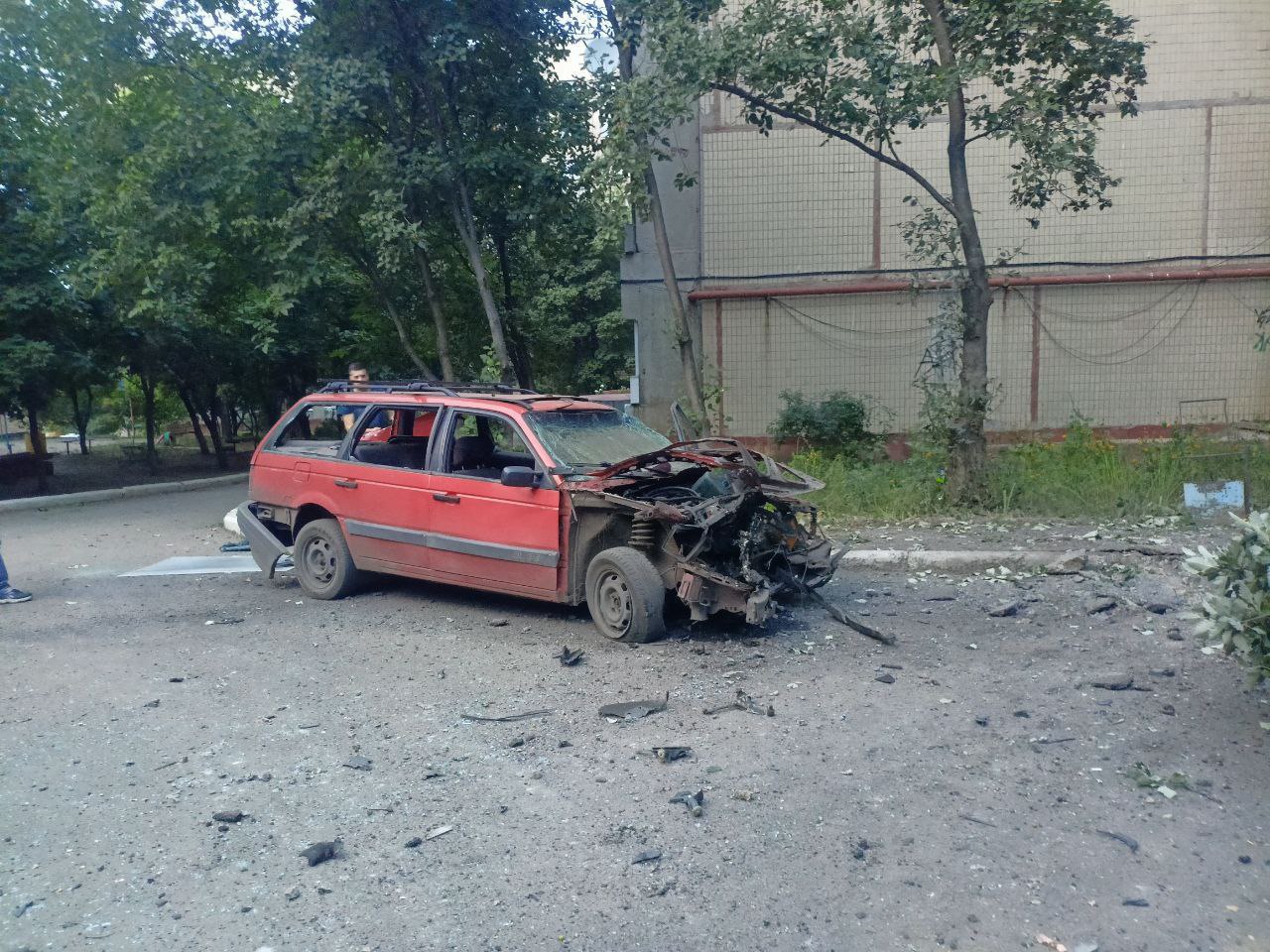 Горловка после обстрела