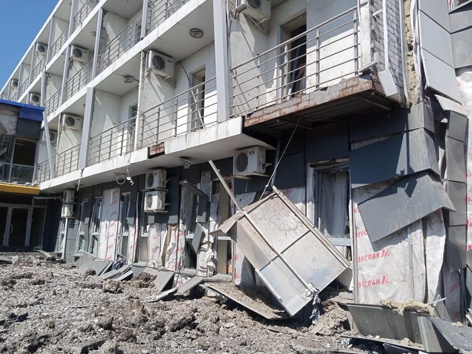 Тренировочный центр Металлиста разрушен