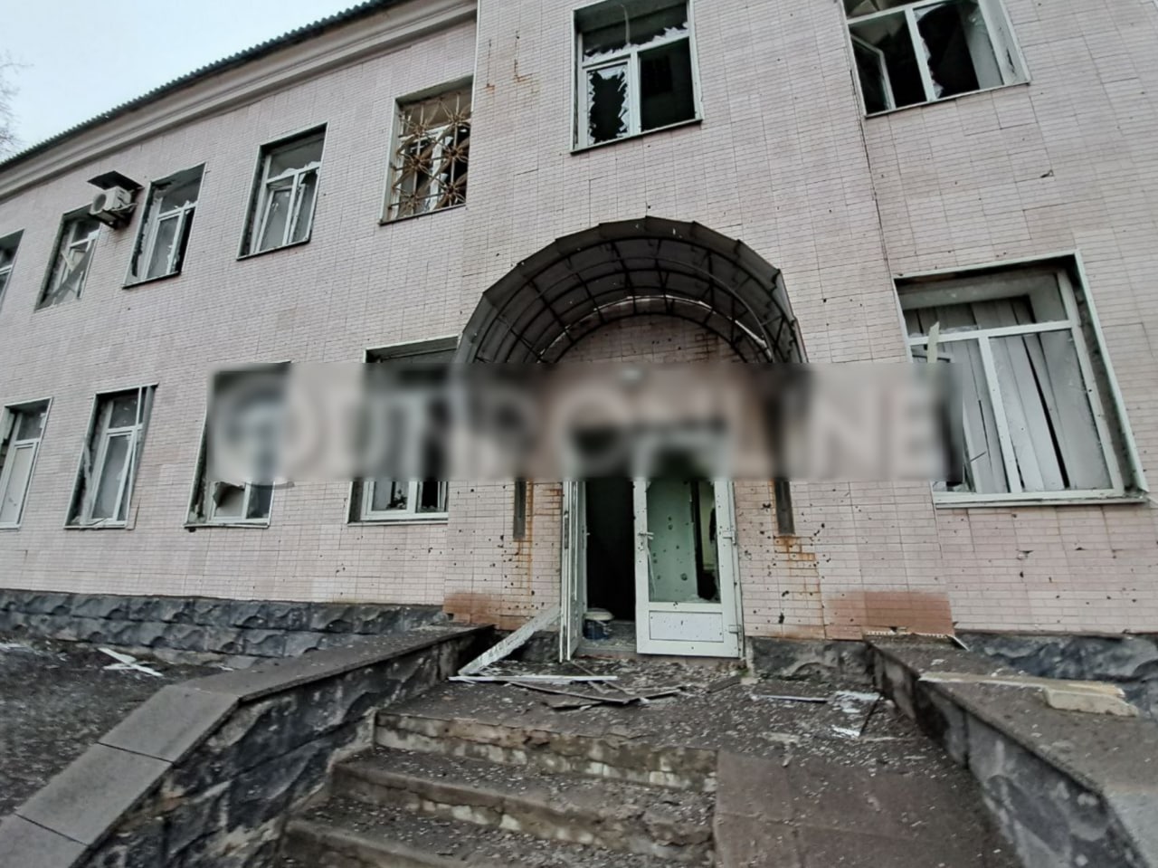 Последствия обстрела Донецка