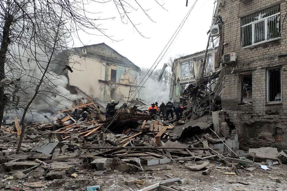 последствия обстрела Донецка