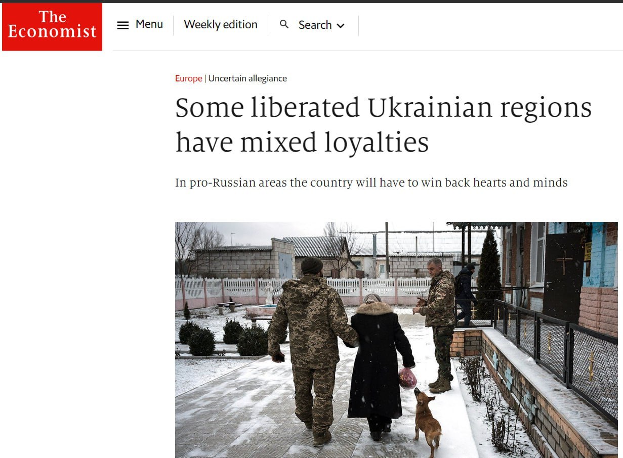 В Купянске многие жители сохраняют пророссийские взгляды