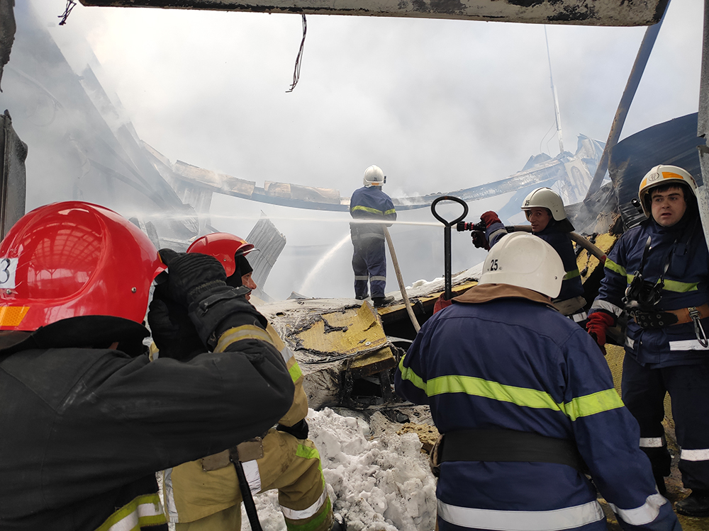 Пожар в Эпицентре сегодня