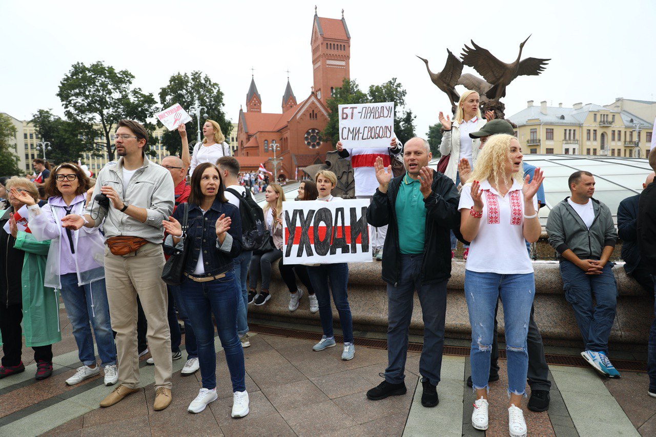 митинг в Беларуси