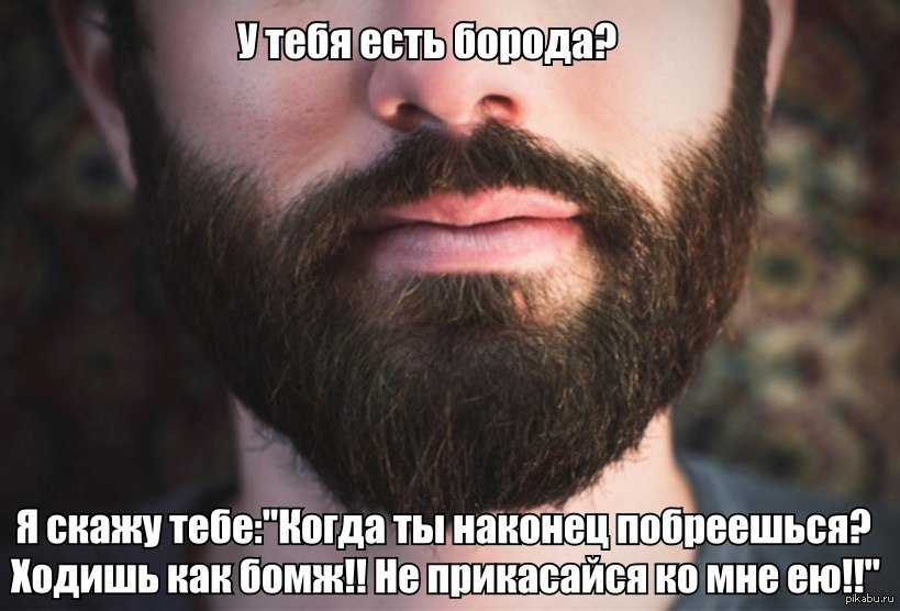 приколы про бороду