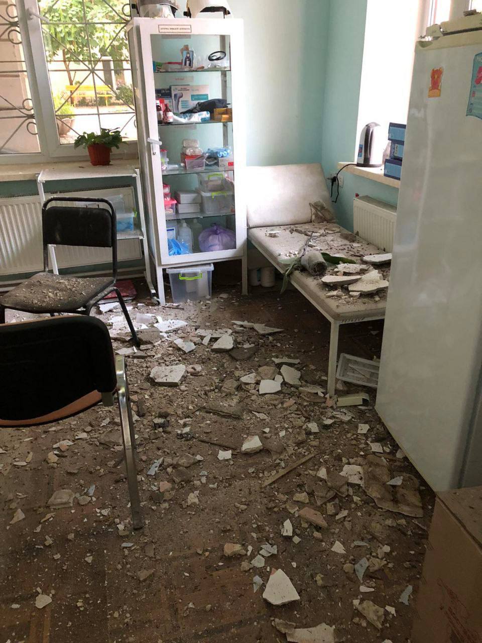 Одесский детский сад, пострадавший от ракетных ударов