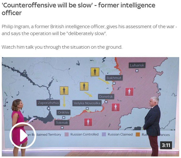 Екс-офіцер британської розвідки вважає, що наступ України буде повільним
