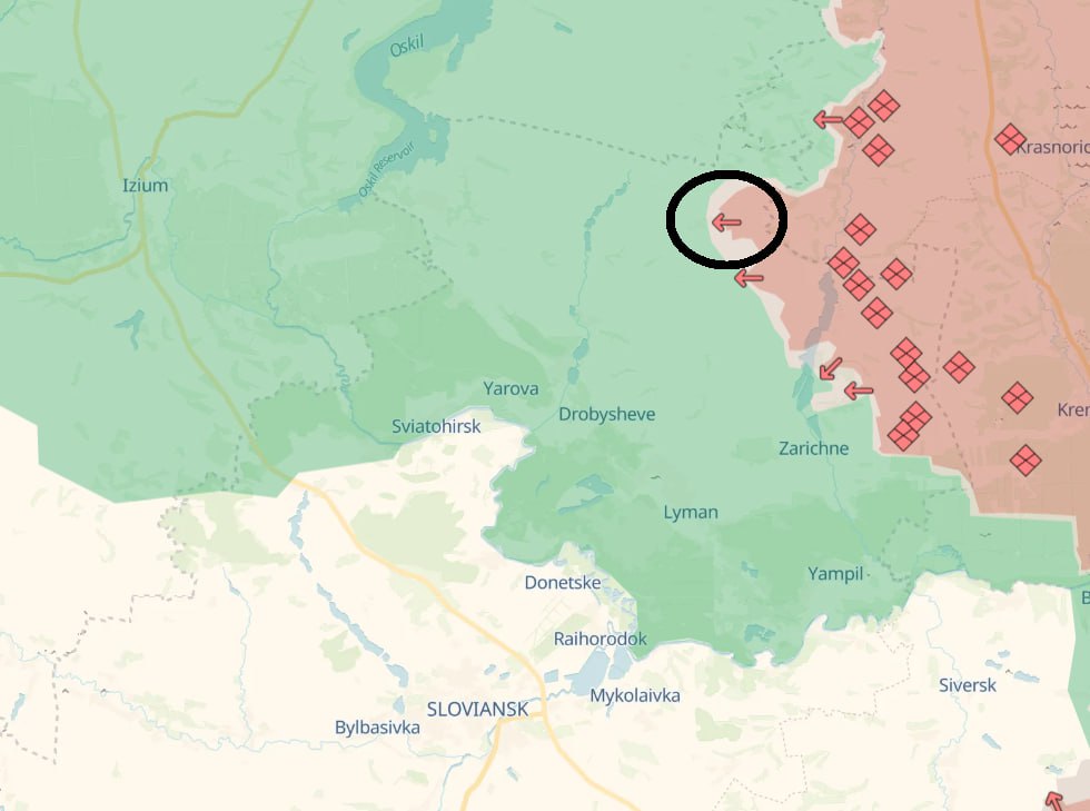 Карта боевых действий (2). Источник - Телеграм