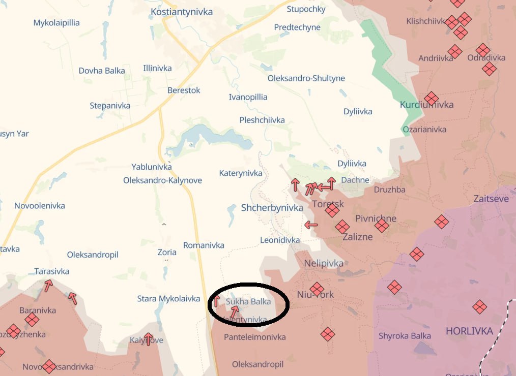Карта боевых действий. Источник - Телеграм
