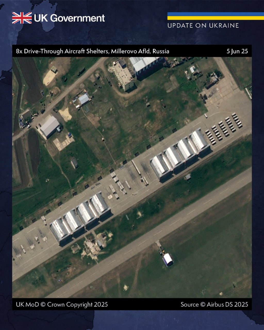 Спутниковый снимок (2). Источник - mod.uk