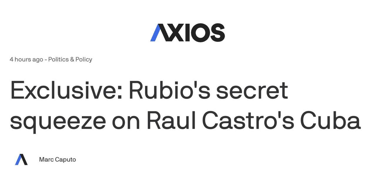 Рубіо веде таємні переговори з онуком 94-річного президента Куби.