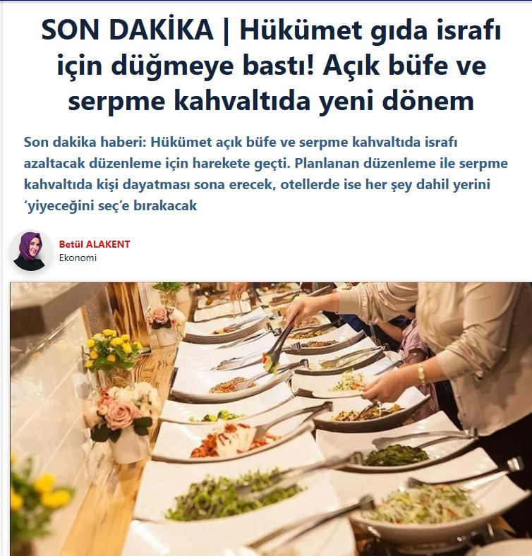 Снимок заголовка на sabah.com.tr