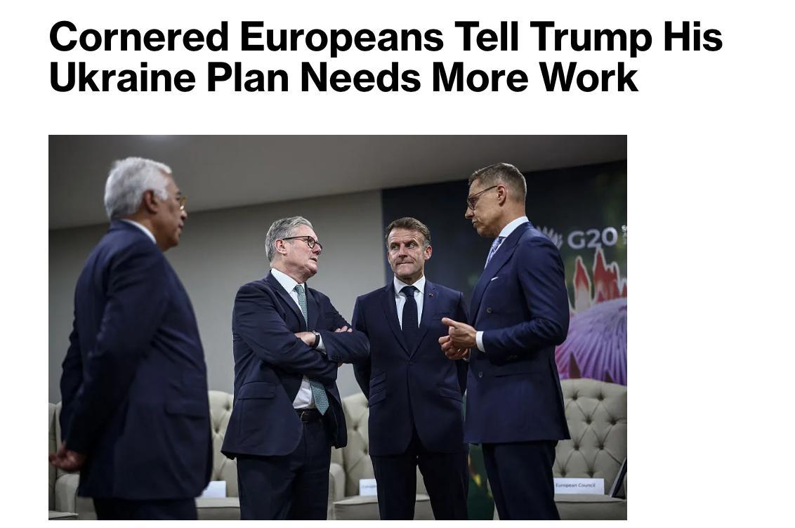 Трамп загнав Європу в кут мирним планом для України.