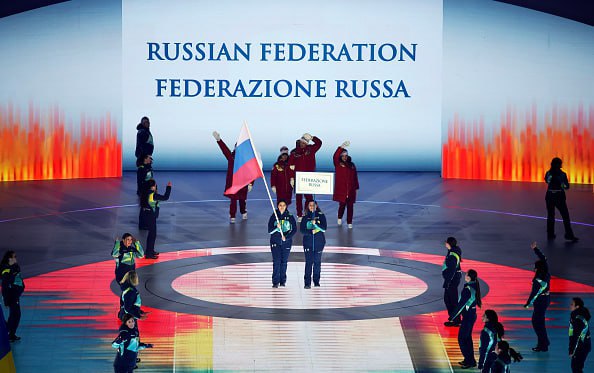 Фото (2) росіян на відкритті Паралімпіади 2026. Джерело &ndash; Телеграм