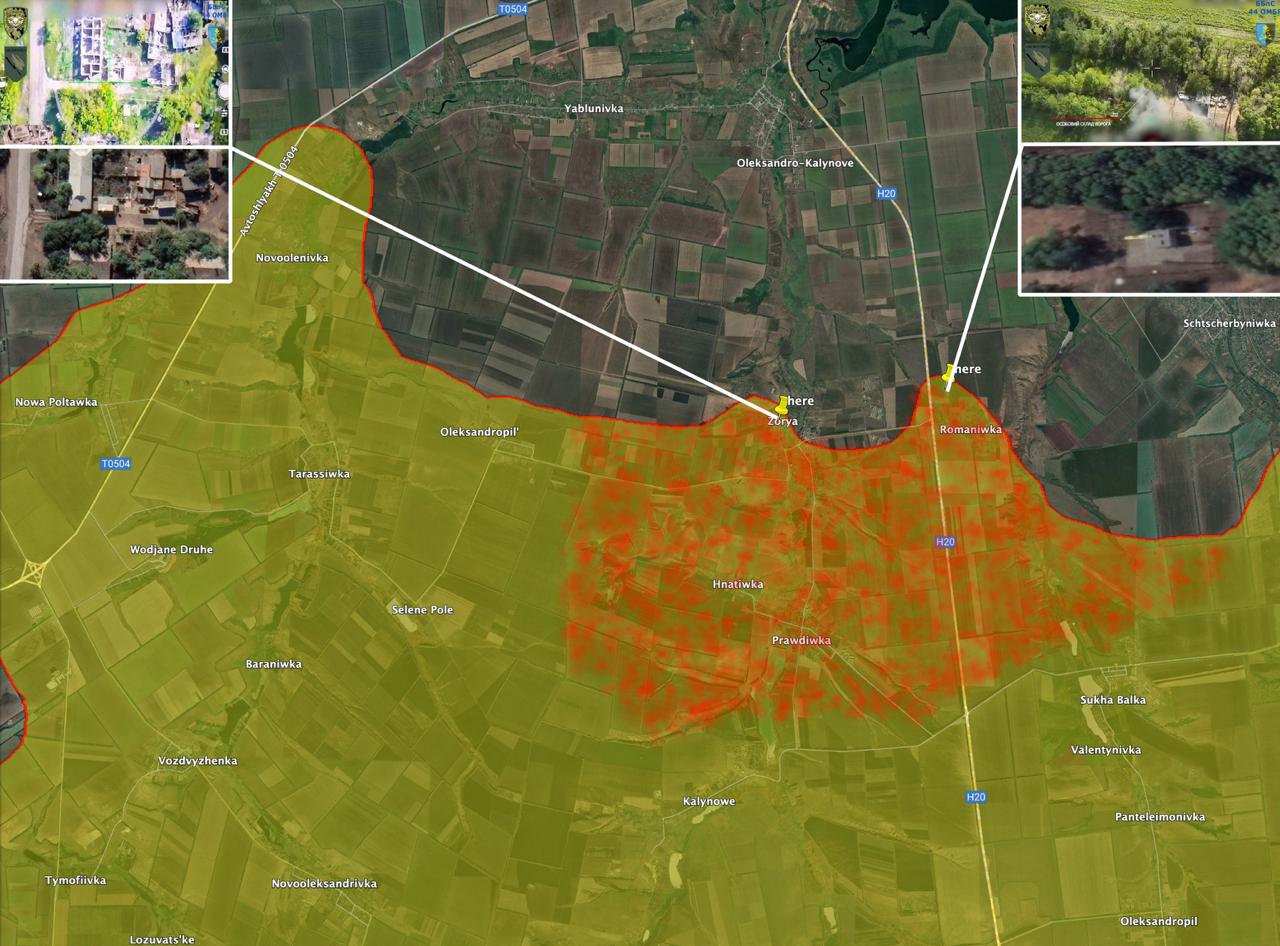 Карта бойових дій (2). Джерело - Bild