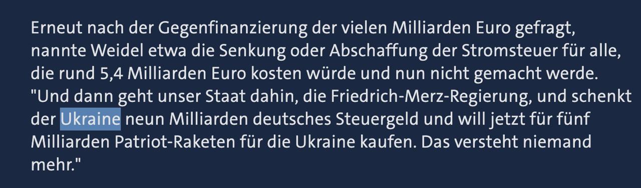 Снимок заголовка на ard.de