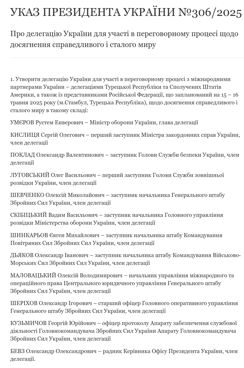 Снимок указа Зеленского. Источник - president.gov.ua