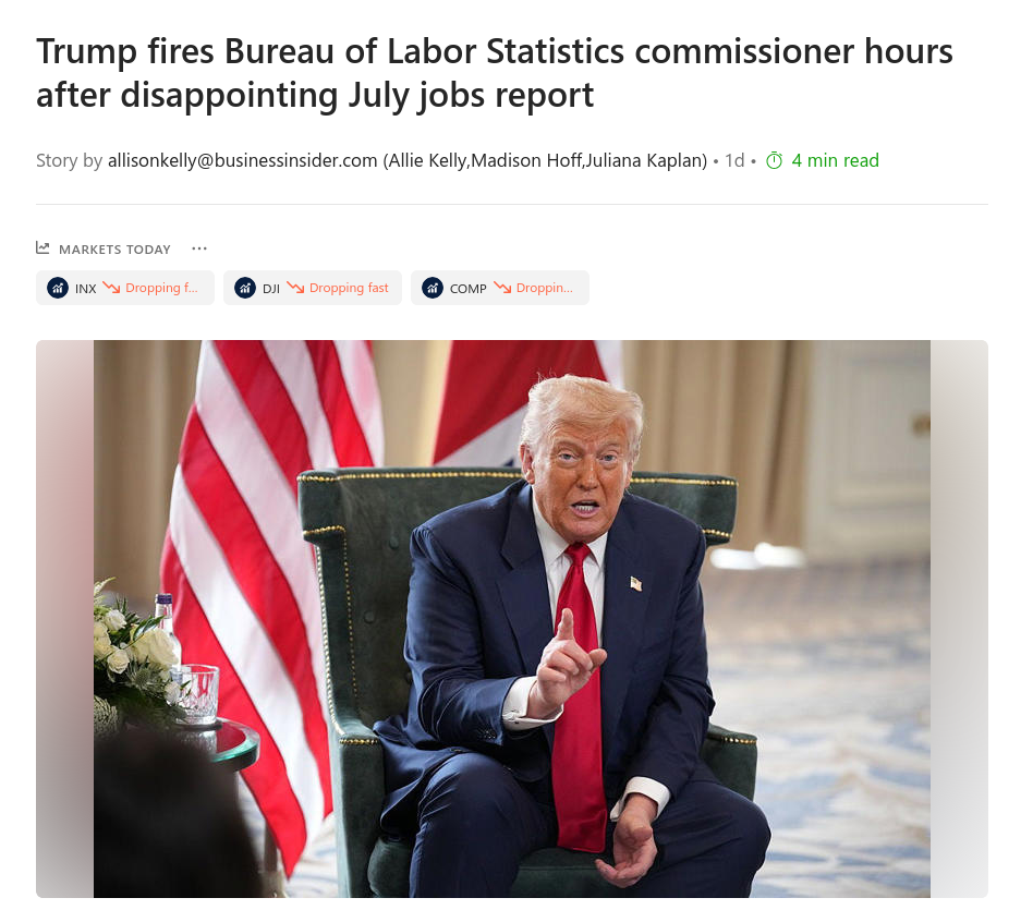 Снимок заголовка на msn.com