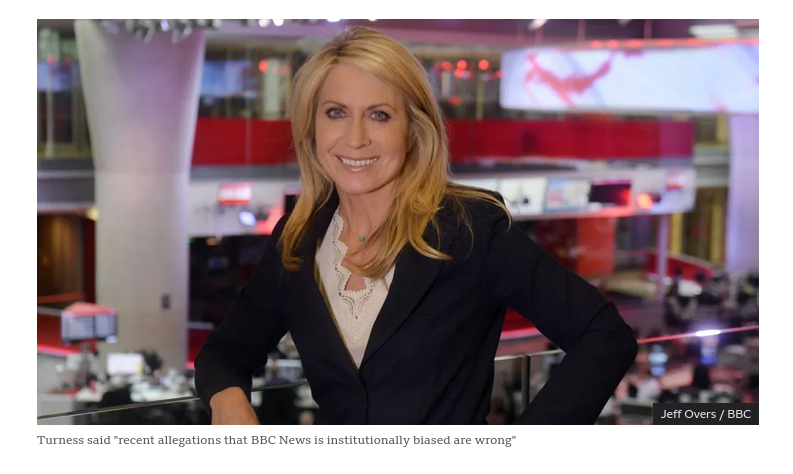 Снимок заголовка на bbc.com - глава BBC News Дебора Турнесс увольняется после фальсификации выступления Трампа