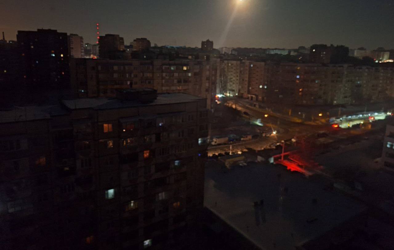 Фото будинків без світла у Білгороді. Джерело &ndash; Телеграм